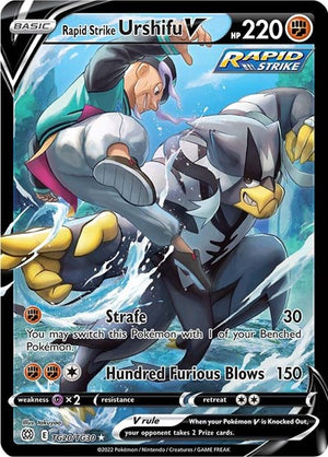 Pokemon TCG - SWSH09: Brilliant Stars Trainer Gallery - Rapid Strike Urshifu V - TG20/TG30 - Holofoil