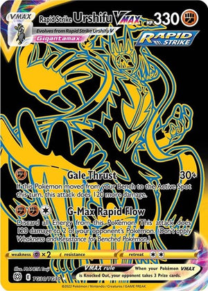 Pokemon TCG - SWSH09: Brilliant Stars Trainer Gallery - Rapid Strike Urshifu VMAX - TG30/TG30 - Holofoil