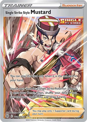 Pokemon TCG - SWSH09: Brilliant Stars Trainer Gallery - Single Strike Style Mustard - TG28/TG30 - Holofoil