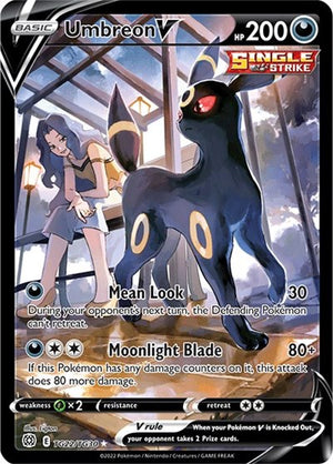 Pokemon TCG - SWSH09: Brilliant Stars Trainer Gallery - Umbreon V - TG22/TG30 - Holofoil