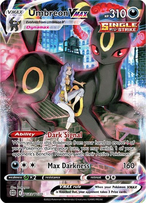 Pokemon TCG - SWSH09: Brilliant Stars Trainer Gallery - Umbreon VMAX - TG23/TG30 - Holofoil