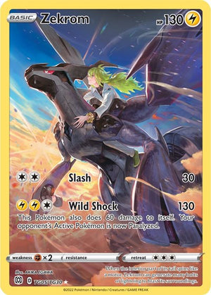 Pokemon TCG - SWSH09: Brilliant Stars Trainer Gallery - Zekrom - TG05/TG30 - Holofoil