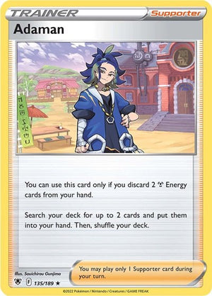 Pokemon TCG - SWSH10: Astral Radiance - Adaman - 135/189 - Holofoil