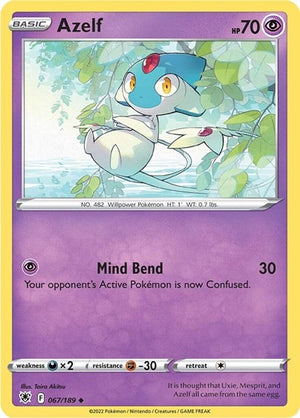 Pokemon TCG - SWSH10: Astral Radiance - Azelf - 067/189 - Reverse Holofoil
