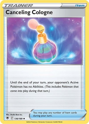 Pokemon TCG - SWSH10: Astral Radiance - Canceling Cologne - 136/189