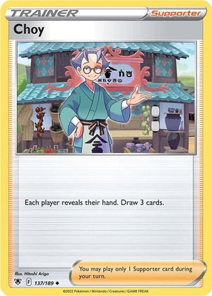 Pokemon TCG - SWSH10: Astral Radiance - Choy - 137/189 - Reverse Holofoil