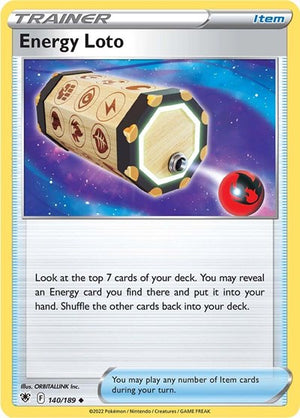 Pokemon TCG - SWSH10: Astral Radiance - Energy Loto - 140/189