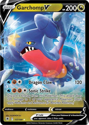 Pokemon TCG - SWSH10: Astral Radiance - Garchomp V - 117/189 - Holofoil