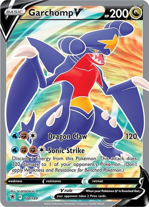 Pokemon TCG - SWSH10: Astral Radiance - Garchomp V - 178/189 - Holofoil