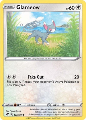 Pokemon TCG - SWSH10: Astral Radiance - Glameow - 127/189