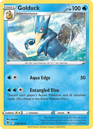 Pokemon TCG - SWSH10: Astral Radiance - Golduck - 029/189 - Reverse Holofoil