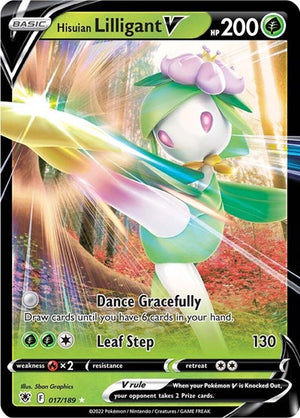 Pokemon TCG - SWSH10: Astral Radiance - Hisuian Lilligant V - 017/189 - Holofoil