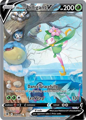 Pokemon TCG - SWSH10: Astral Radiance - Hisuian Lilligant V - 163/189 - Holofoil