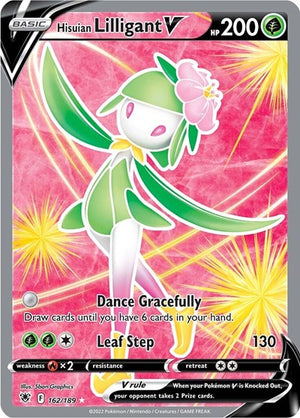 Pokemon TCG - SWSH10: Astral Radiance - Hisuian Lilligant V - 162/189 - Holofoil