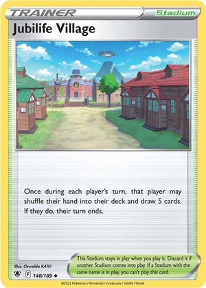 Pokemon TCG - SWSH10: Astral Radiance - Jubilife Village - 148/189 - Reverse Holofoil