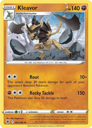 Pokemon TCG - SWSH10: Astral Radiance - Kleavor - 085/189 - Reverse Holofoil