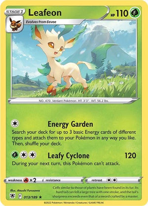 Pokemon TCG - SWSH10: Astral Radiance - Leafeon - 013/189