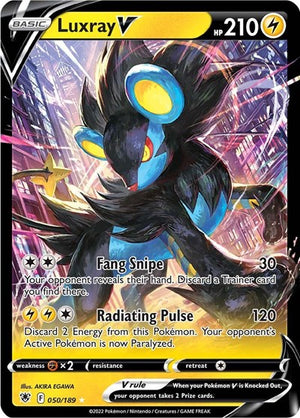 Pokemon TCG - SWSH10: Astral Radiance - Luxray V - 050/189 - Holofoil