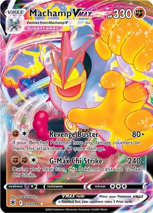 Pokemon TCG - SWSH10: Astral Radiance - Machamp VMAX - 073/189 - Holofoil
