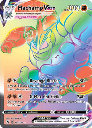 Pokemon TCG - SWSH10: Astral Radiance - Machamp VMAX - 194/189 - Holofoil
