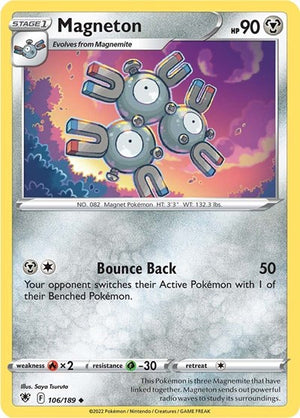 Pokemon TCG - SWSH10: Astral Radiance - Magneton - 106/189 - Reverse Holofoil