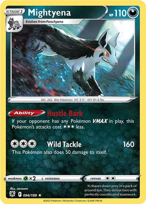 Pokemon TCG - SWSH10: Astral Radiance - Mightyena - 096/189 - Reverse Holofoil