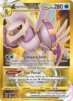 Pokemon TCG - SWSH10: Astral Radiance - Origin Forme Palkia VSTAR - 208/189 - Holofoil