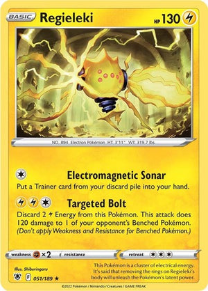 Pokemon TCG - SWSH10: Astral Radiance - Regieleki - 051/189 - Reverse Holofoil