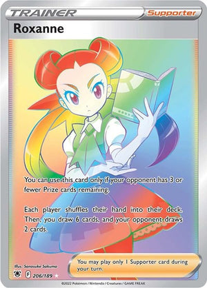 Pokemon TCG - SWSH10: Astral Radiance - Roxanne - 206/189 - Holofoil