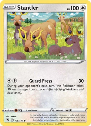 Pokemon TCG - SWSH10: Astral Radiance - Stantler - 125/189