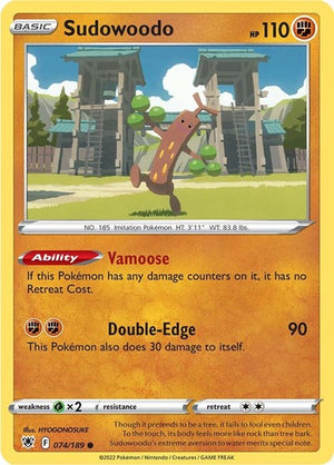 Pokemon TCG - SWSH10: Astral Radiance - Sudowoodo - 074/189