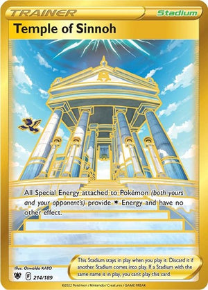 Pokemon TCG - SWSH10: Astral Radiance - Temple of Sinnoh - 214/189 - Holofoil