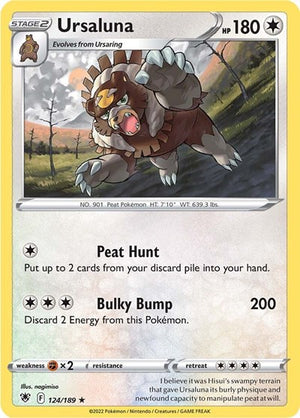 Pokemon TCG - SWSH10: Astral Radiance - Ursaluna - 124/189