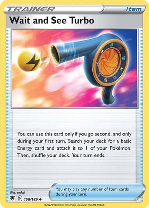 Pokemon TCG - SWSH10: Astral Radiance - Wait and See Turbo - 158/189