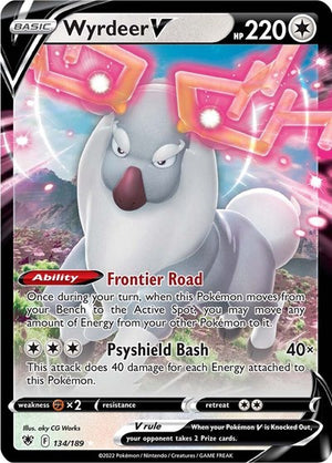 Pokemon TCG - SWSH10: Astral Radiance - Wyrdeer V - 134/189 - Holofoil