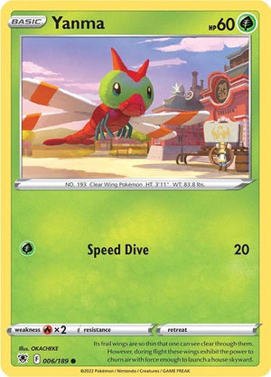 Pokemon TCG - SWSH10: Astral Radiance - Yanma - 006/189