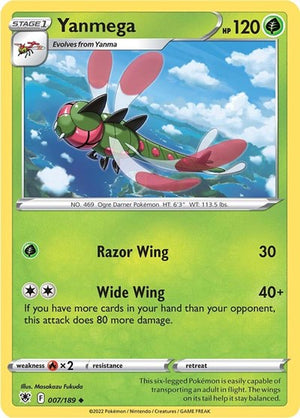 Pokemon TCG - SWSH10: Astral Radiance - Yanmega - 007/189