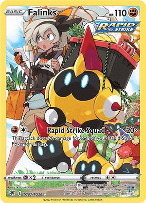 Pokemon TCG - SWSH10: Astral Radiance Trainer Gallery - Falinks - TG07/TG30 - Holofoil