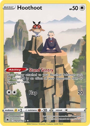 Pokemon TCG - SWSH10: Astral Radiance Trainer Gallery - Hoothoot - TG12/TG30 - Holofoil