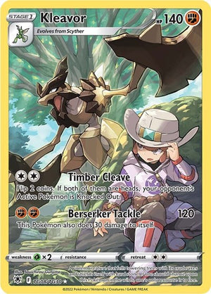 Pokemon TCG - SWSH10: Astral Radiance Trainer Gallery - Kleavor - TG08/TG30 - Holofoil