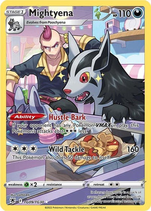 Pokemon TCG - SWSH10: Astral Radiance Trainer Gallery - Mightyena - TG09/TG30 - Holofoil