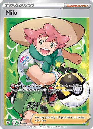 Pokemon TCG - SWSH10: Astral Radiance Trainer Gallery - Milo - TG27/TG30 - Holofoil
