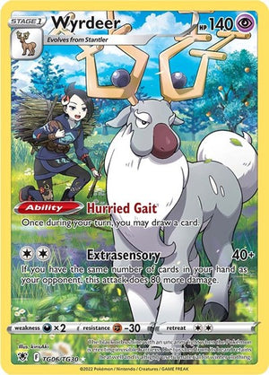 Pokemon TCG - SWSH10: Astral Radiance Trainer Gallery - Wyrdeer - TG06/TG30 - Holofoil