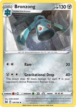 Pokemon TCG - SWSH11: Lost Origin - Bronzong - 126/196 - Reverse Holofoil