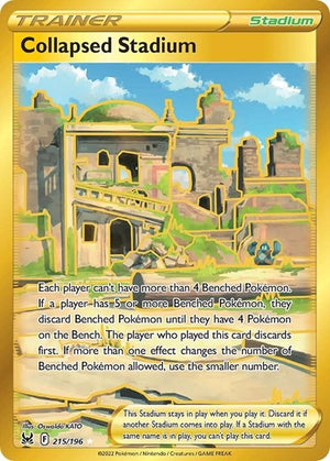 Pokemon TCG - SWSH11: Lost Origin - Collapsed Stadium - 215/196 - Holofoil