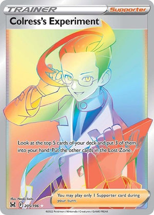 Pokemon TCG - SWSH11: Lost Origin - Colress's Experiment - 205/196 - Holofoil