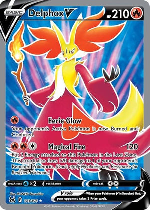 Pokemon TCG - SWSH11: Lost Origin - Delphox V - 173/196 - Holofoil