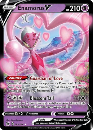 Pokemon TCG - SWSH11: Lost Origin - Enamorus V - 082/196 - Holofoil
