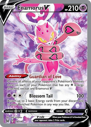 Pokemon TCG - SWSH11: Lost Origin - Enamorus V - 178/196 - Holofoil