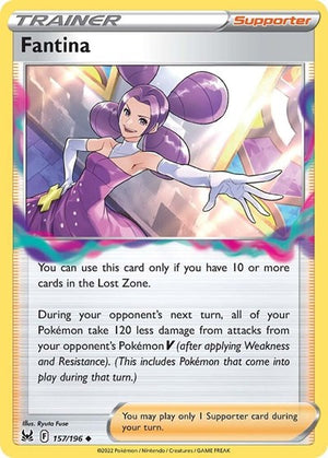 Pokemon TCG - SWSH11: Lost Origin - Fantina - 157/196 - Reverse Holofoil